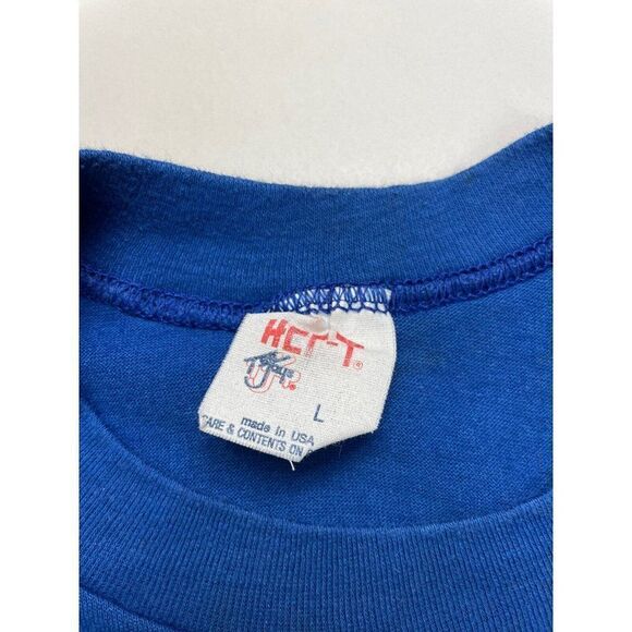 VINTAGE Chicago Corporate Classic Graphic T-shirt Women Medium 80s Single Stitch - Picture 8 of 10